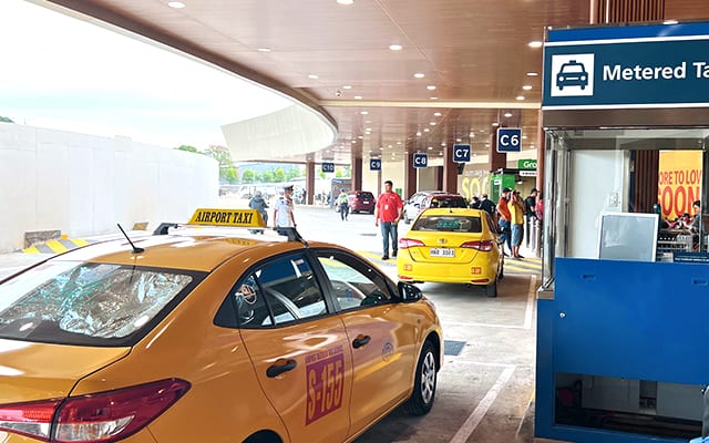 There's now a designated pick up area depending on the type of vehicle you booked.